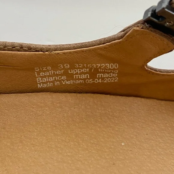 Dansko Callista Women's Shoes Size 39 US 8.5 Tan Mary Jane Pump Adjustable Strap - Picture 9 of 10